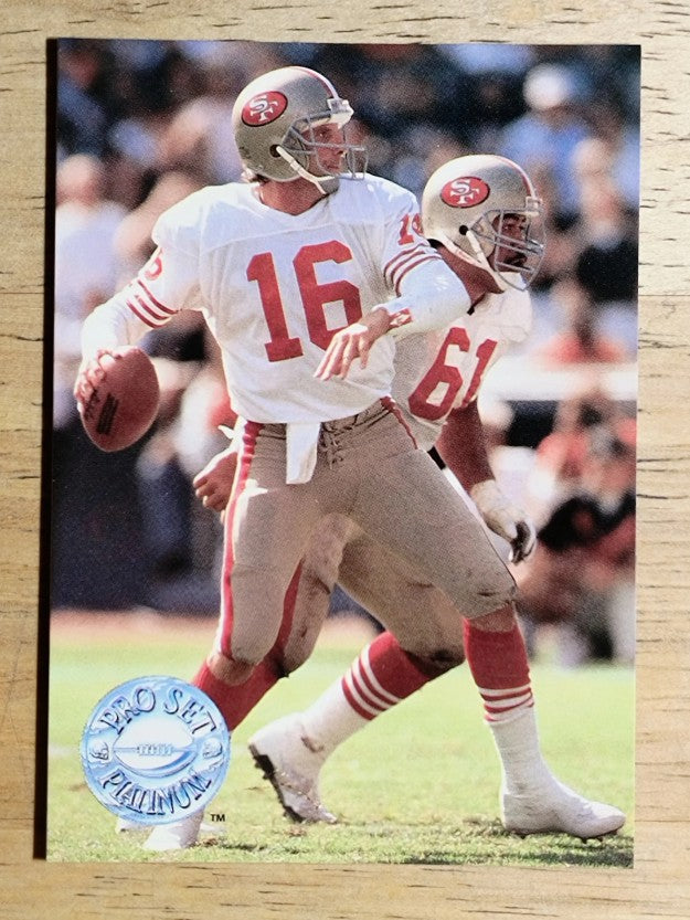 1991 Pro Set Platinum #139 Joe Montana PP