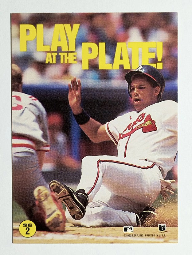 1993 Donruss Spirit of the Game #SG2 David Justice