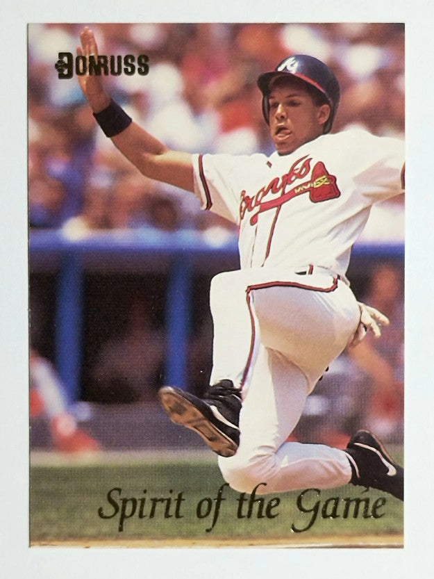 1993 Donruss Spirit of the Game #SG2 David Justice