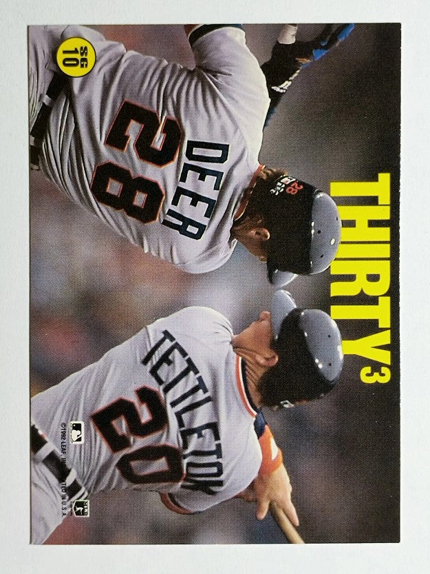 1993 Donruss Spirit of the Game #SG10 Cecil Fielder/Rob Deer/Mickey Tettleton