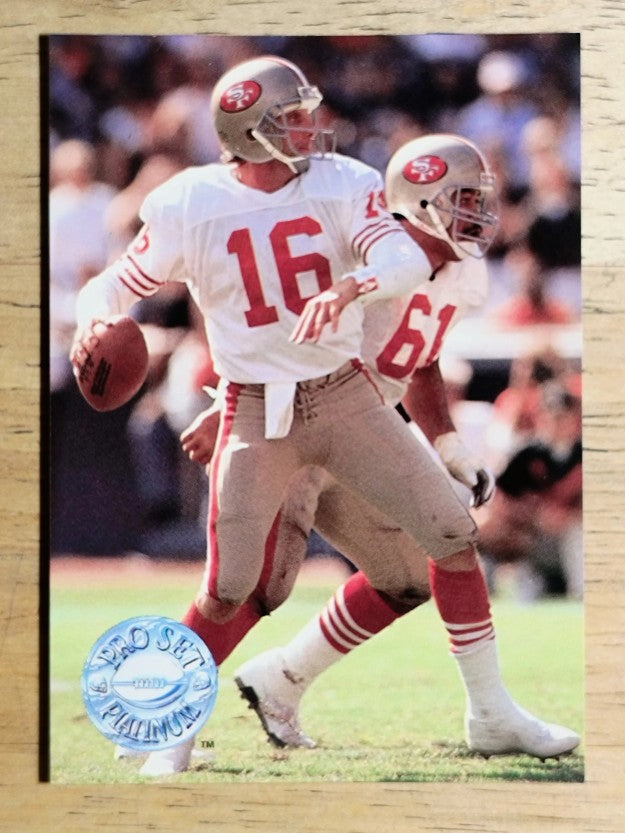 1991 Pro Set Platinum #139 Joe Montana PP