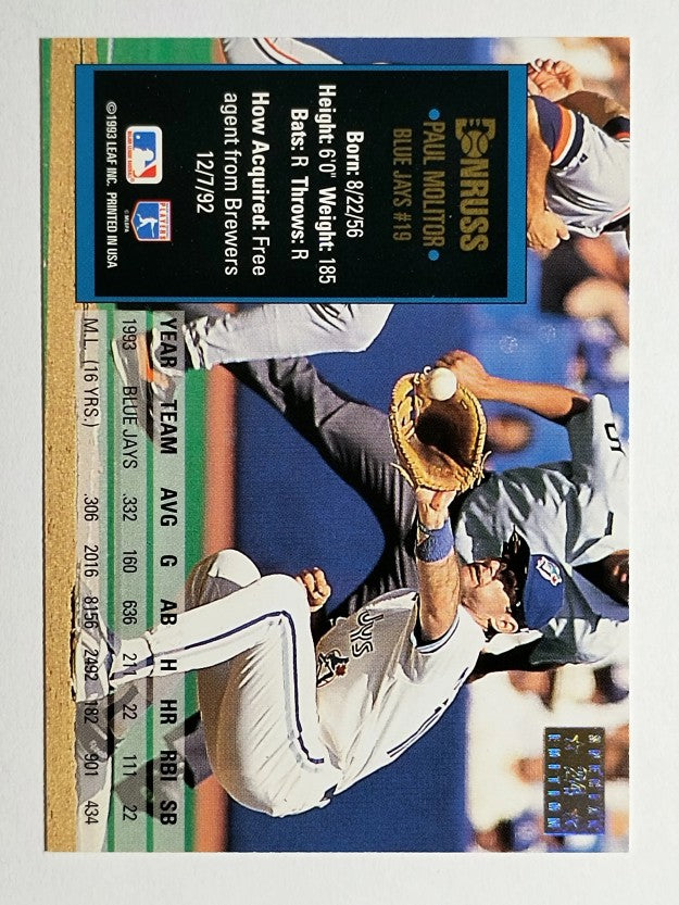 1994 Donruss Special Edition #24 Paul Molitor