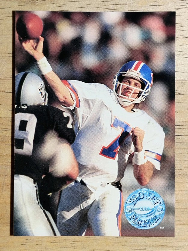 1991 Pro Set Platinum #28 John Elway