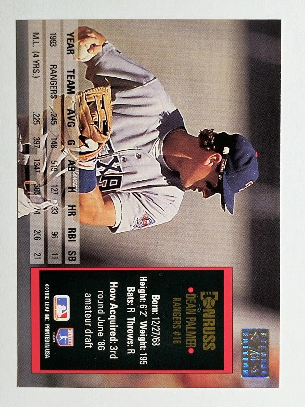 1994 Donruss Special Edition #75 Dean Palmer