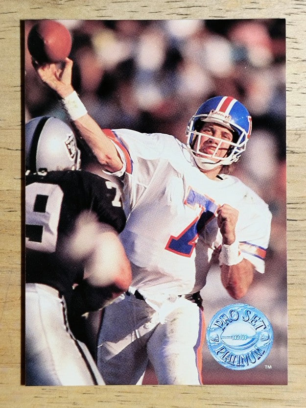 1991 Pro Set Platinum #28 John Elway