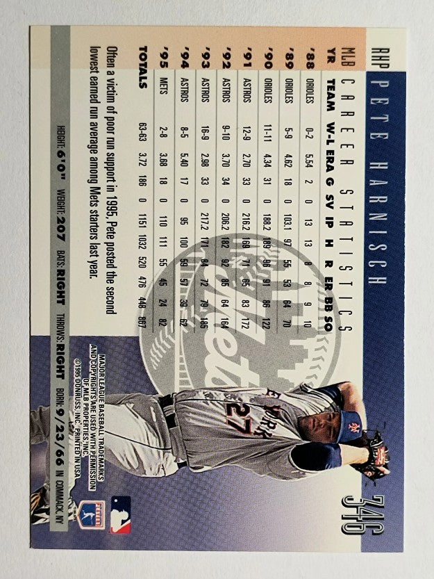 1996 Donruss #346 Pete Harnisch