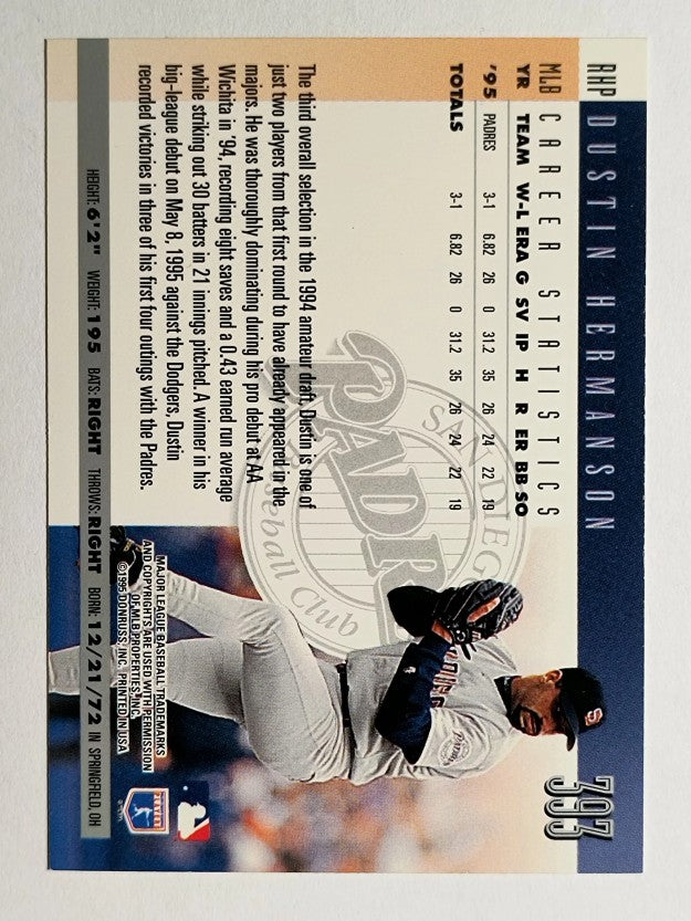 1996 Donruss #393 Dustin Hermanson
