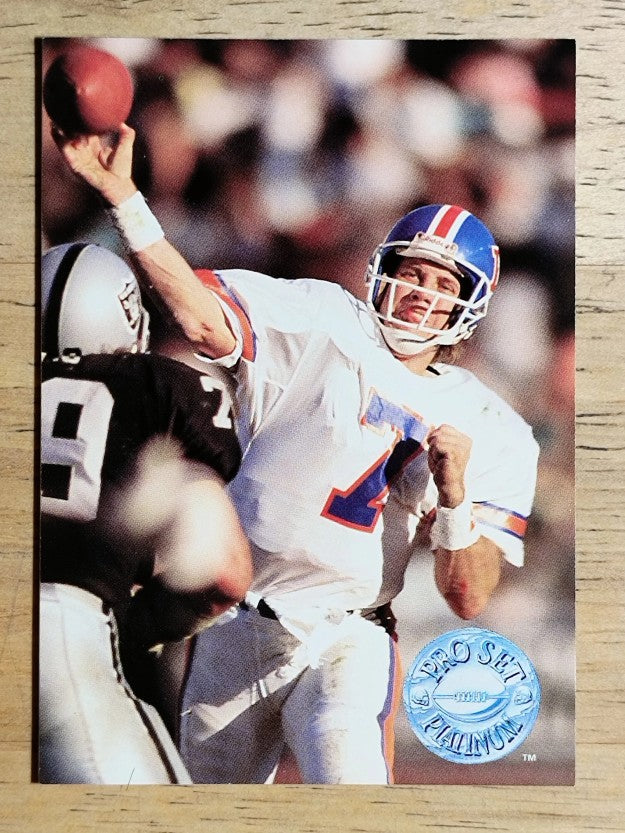 1991 Pro Set Platinum #28 John Elway