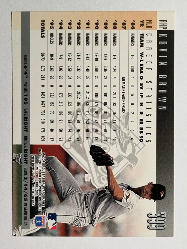 1996 Donruss #399 Kevin Brown