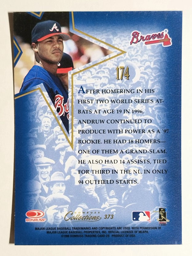 1998 Donruss Collections Leaf #373 Andruw Jones GLS