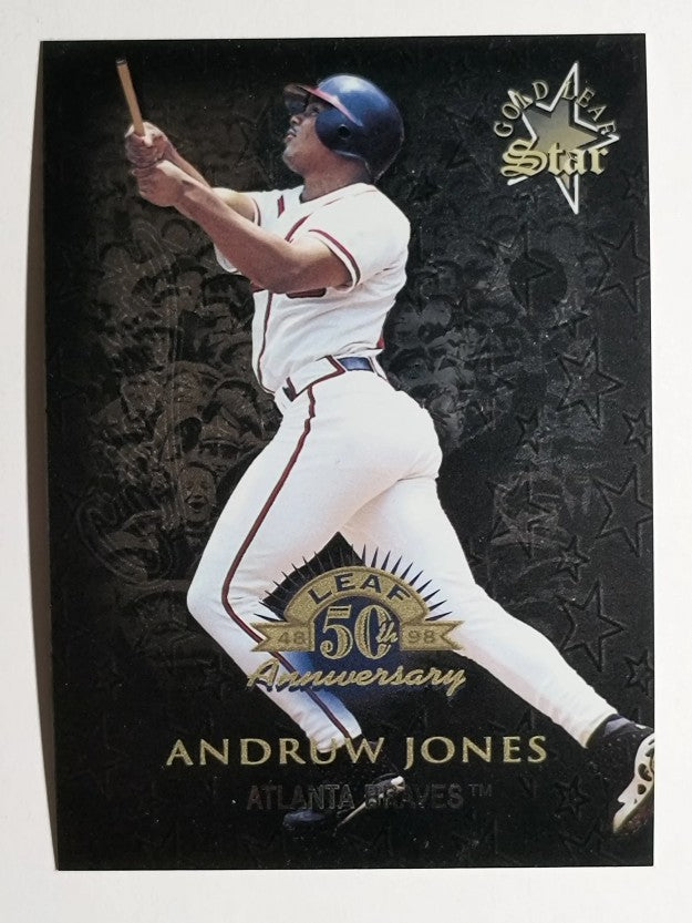 1998 Donruss Collections Leaf #373 Andruw Jones GLS