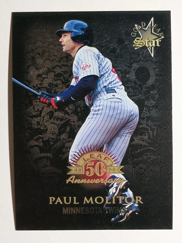 1998 Donruss Collections Leaf #374 Paul Molitor GLS