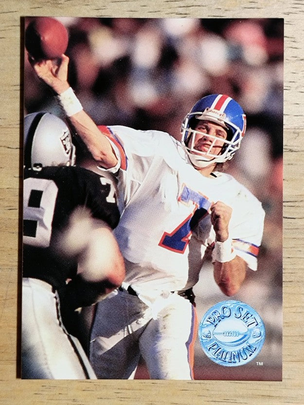 1991 Pro Set Platinum #28 John Elway