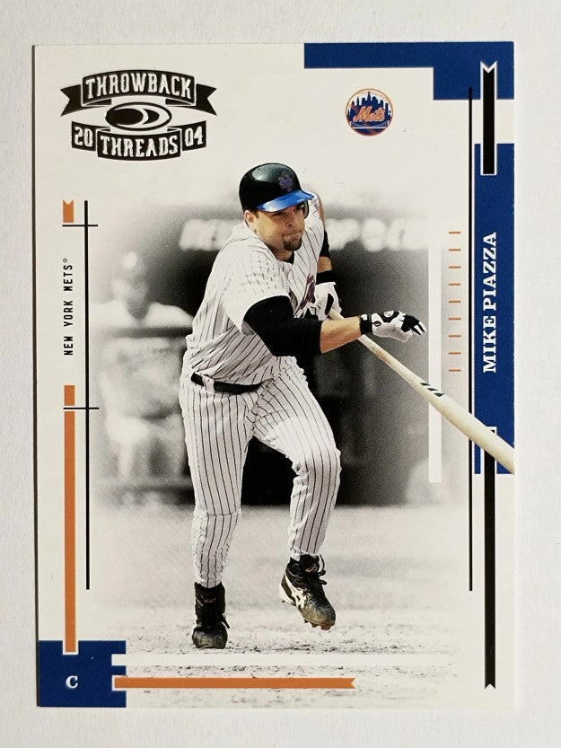2004 Throwback Threads #128 Mike Piazza