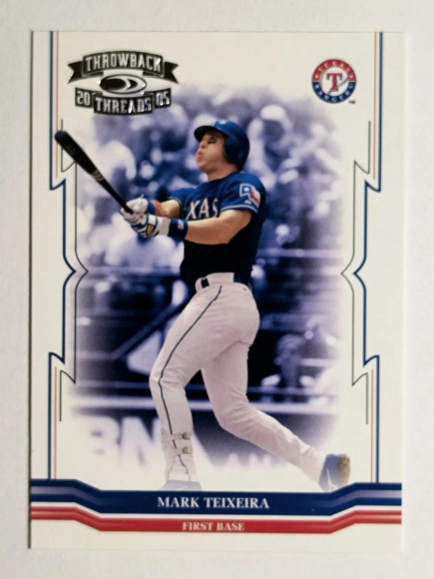2005 Throwback Threads #12 Mark Teixeira