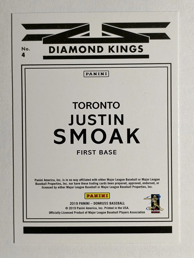2019 Donruss #4 Justin Smoak DK