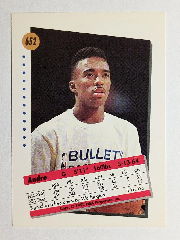 1991-92 SkyBox #652 Andre Turner