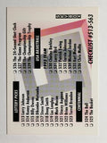 1991-92 SkyBox #657 Checklist B/513-563