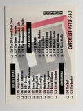 1991-92 SkyBox #657 Checklist B/(513-563)