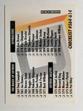 1991-92 SkyBox #658 Checklist O/564-614