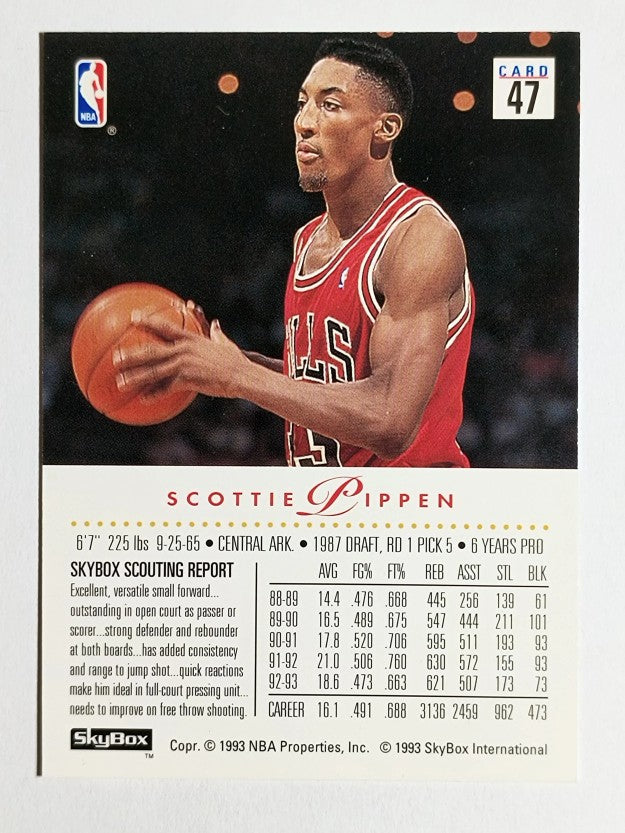 1993-94 SkyBox Premium #47 Scottie Pippen (NM)