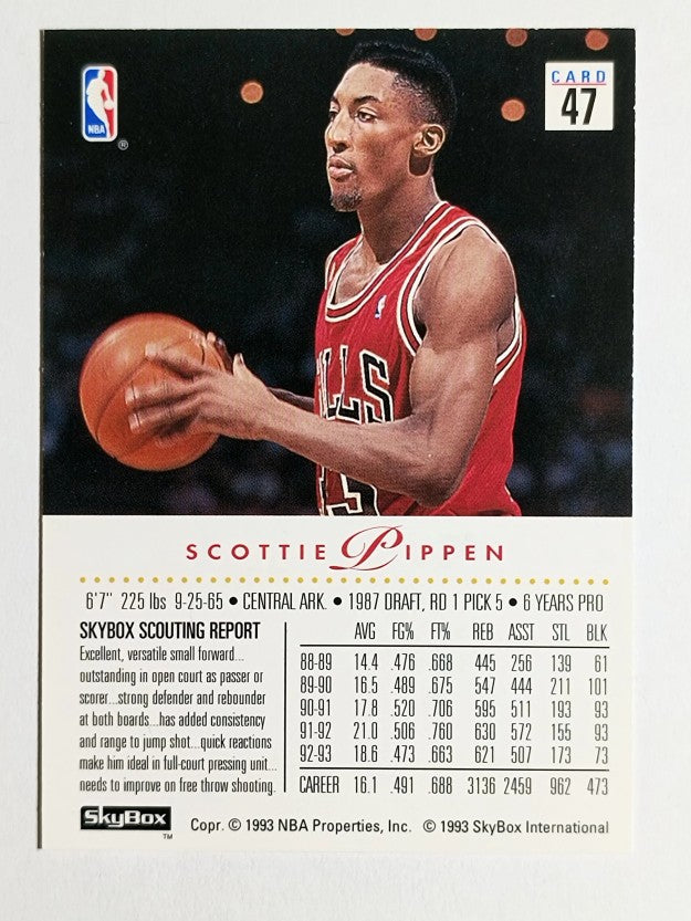 1993-94 SkyBox Premium #47 Scottie Pippen