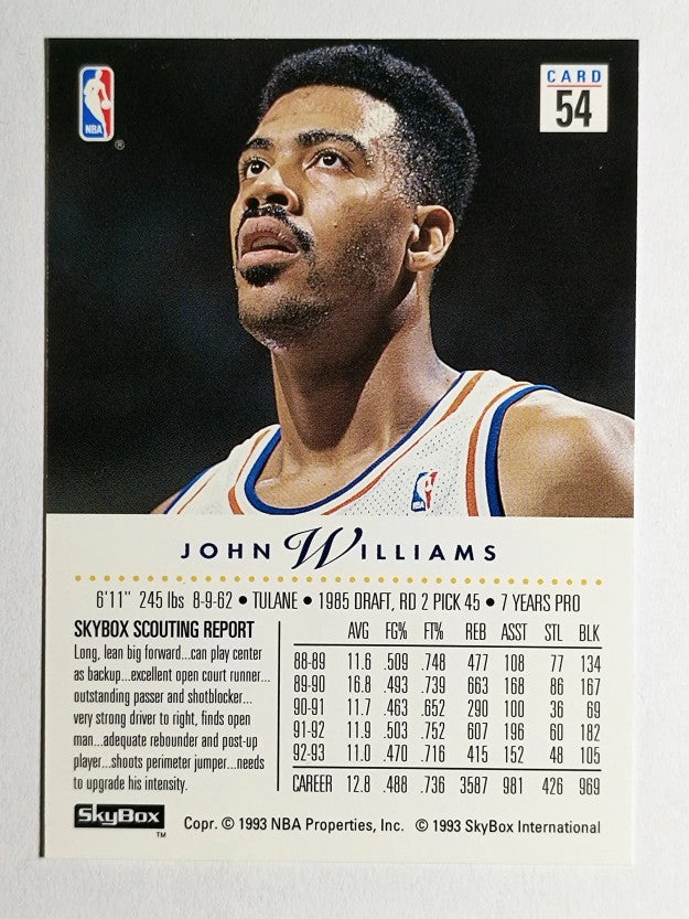 1993-94 SkyBox Premium #54 John Williams