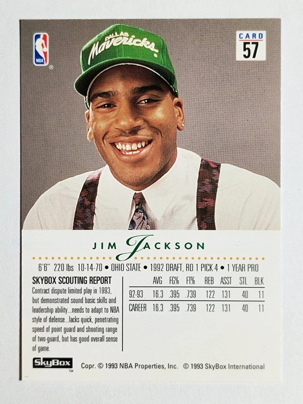 1993-94 SkyBox Premium #57 Jim Jackson
