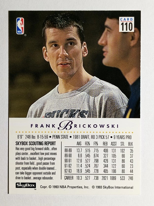 1993-94 SkyBox Premium #110 Frank Brickowski