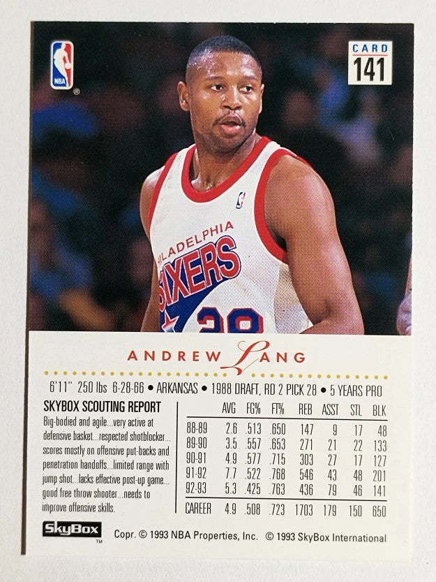 1993-94 SkyBox Premium #141 Andrew Lang