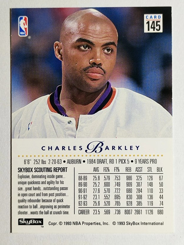 1993-94 SkyBox Premium #145 Charles Barkley (NM)