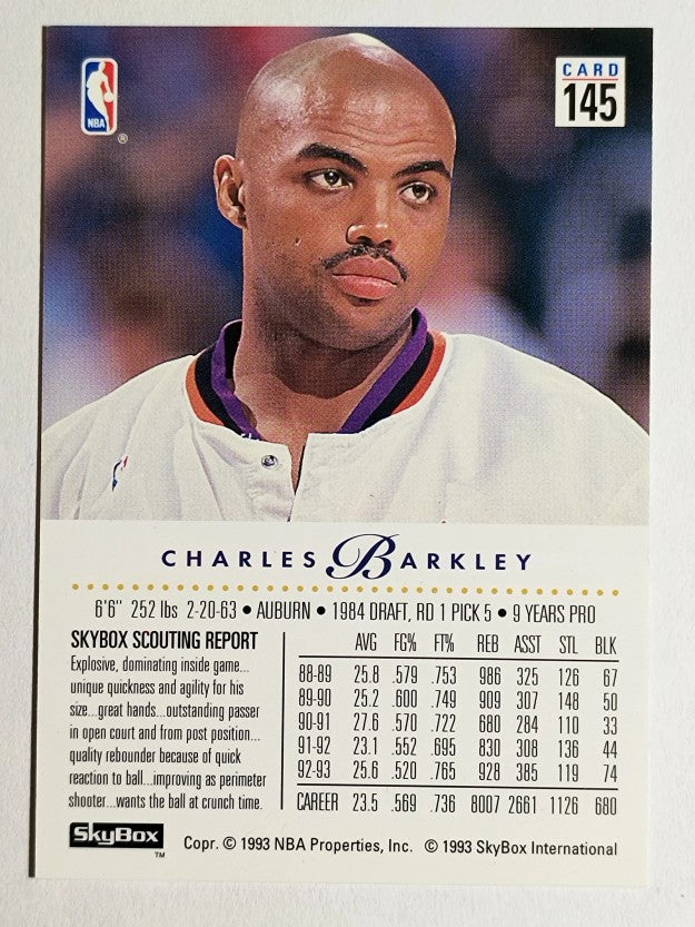 1993-94 SkyBox Premium #145 Charles Barkley