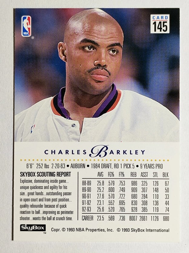 1993-94 SkyBox Premium #145 Charles Barkley