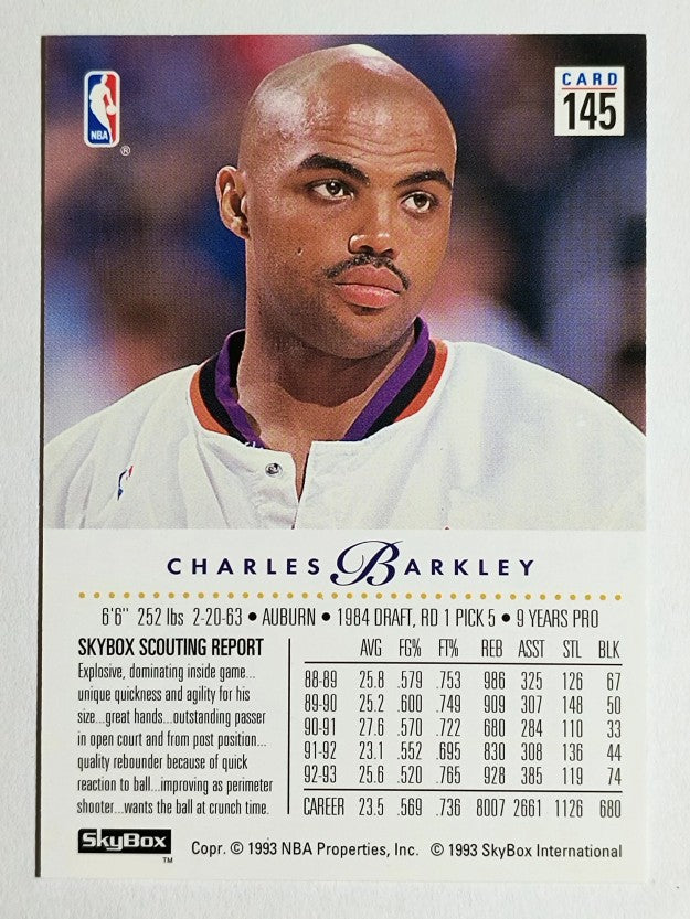 1993-94 SkyBox Premium #145 Charles Barkley