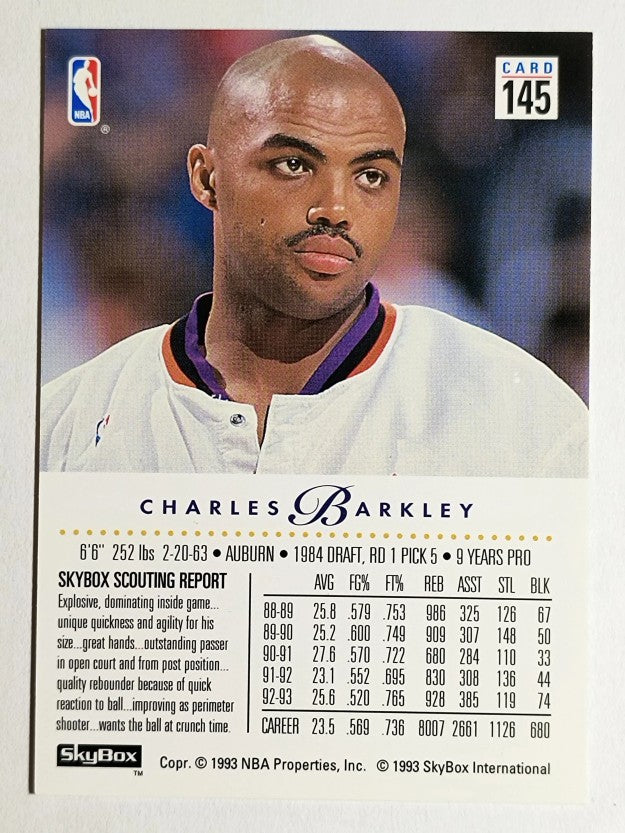 1993-94 SkyBox Premium #145 Charles Barkley (NM)