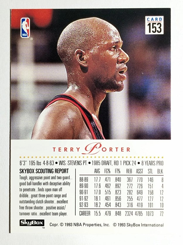 1993-94 SkyBox Premium #153 Terry Porter