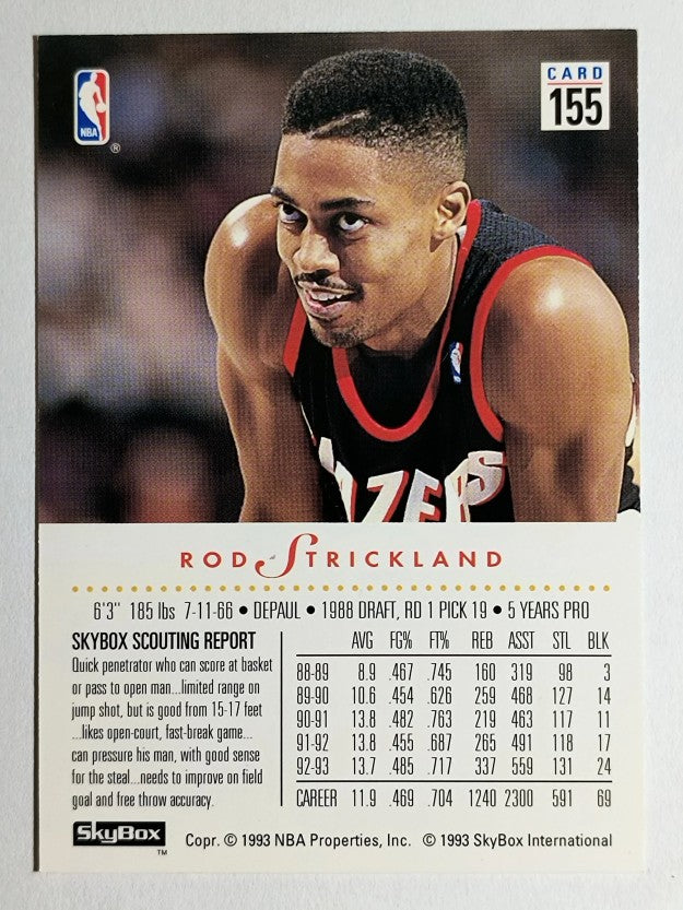 1993-94 SkyBox Premium #155 Rod Strickland