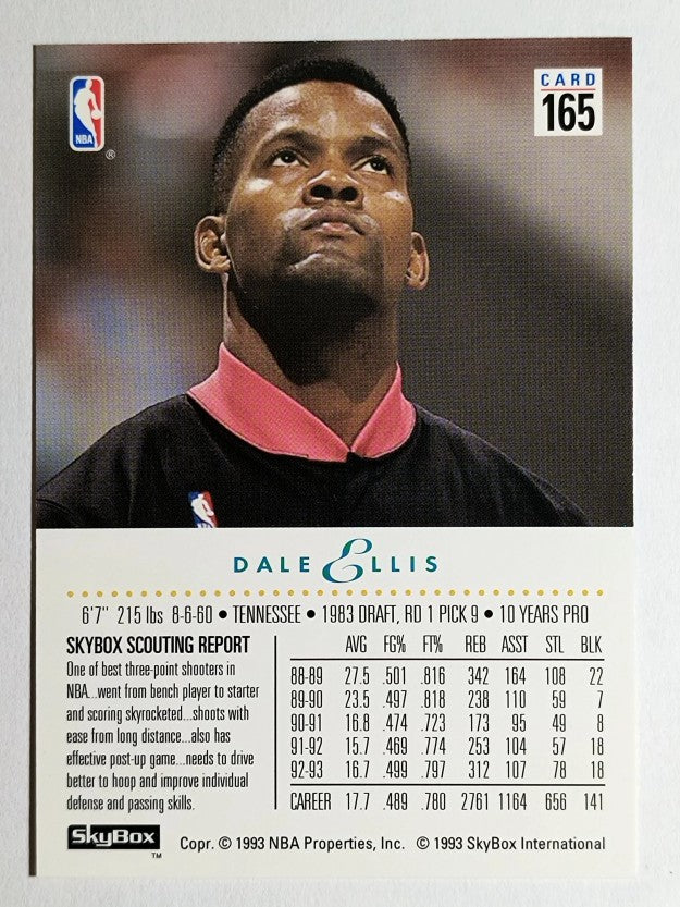 1993-94 SkyBox Premium #165 Dale Ellis