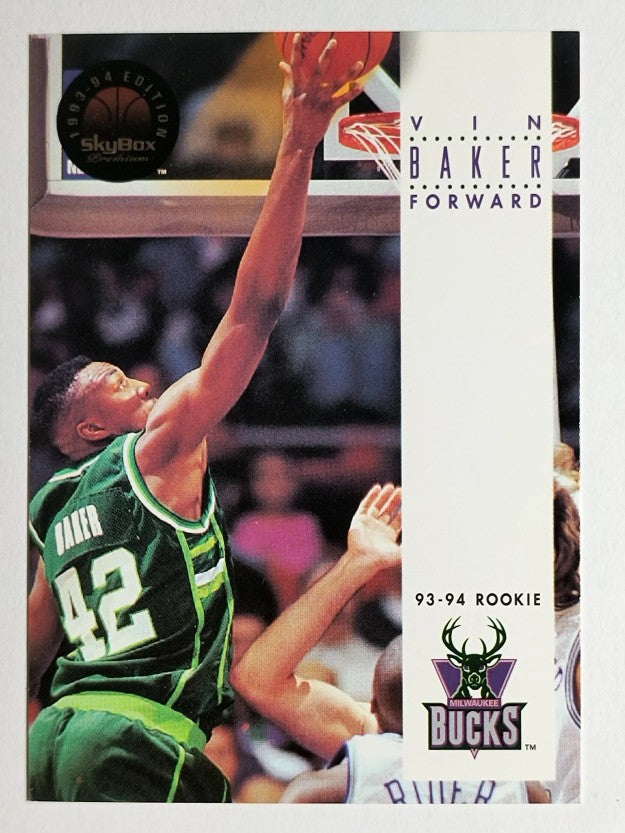1993-94 SkyBox Premium #244 Vin Baker RC