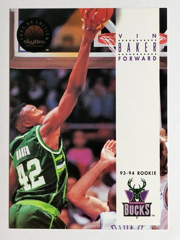 1993-94 SkyBox Premium #244 Vin Baker RC