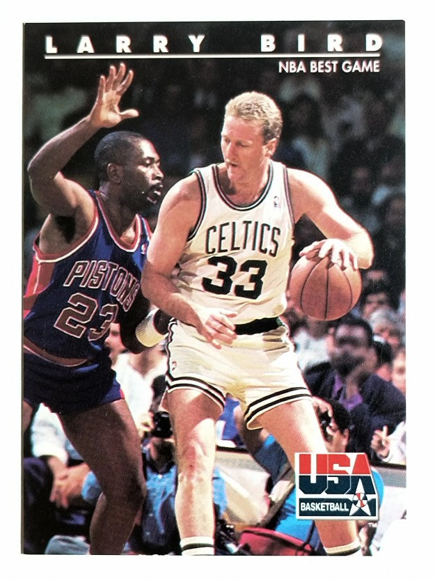 1992 SkyBox USA #13 Larry Bird/NBA Best Game (NM)
