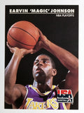 1992 SkyBox USA #33 Magic Johnson/NBA Playoffs (NM)