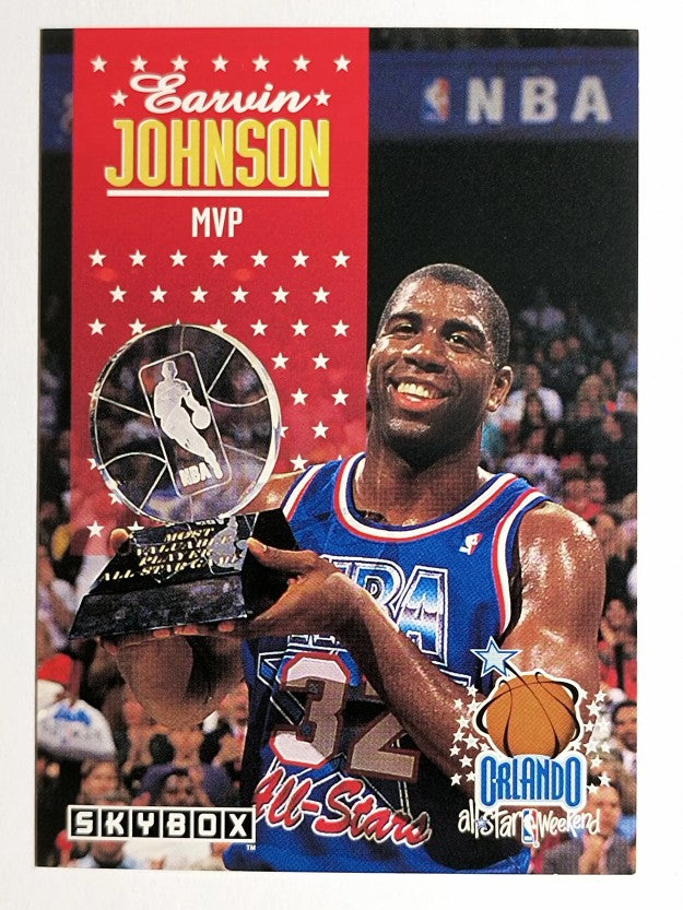 1992-93 SkyBox #310 Magic Johnson AS MVP