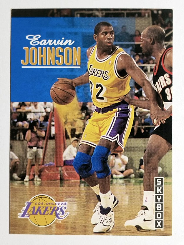 1992-93 SkyBox #358 Magic Johnson (EXMT)