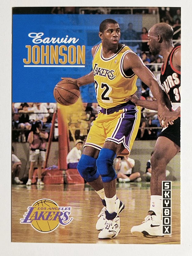 1992-93 SkyBox #358 Magic Johnson (EXMT)