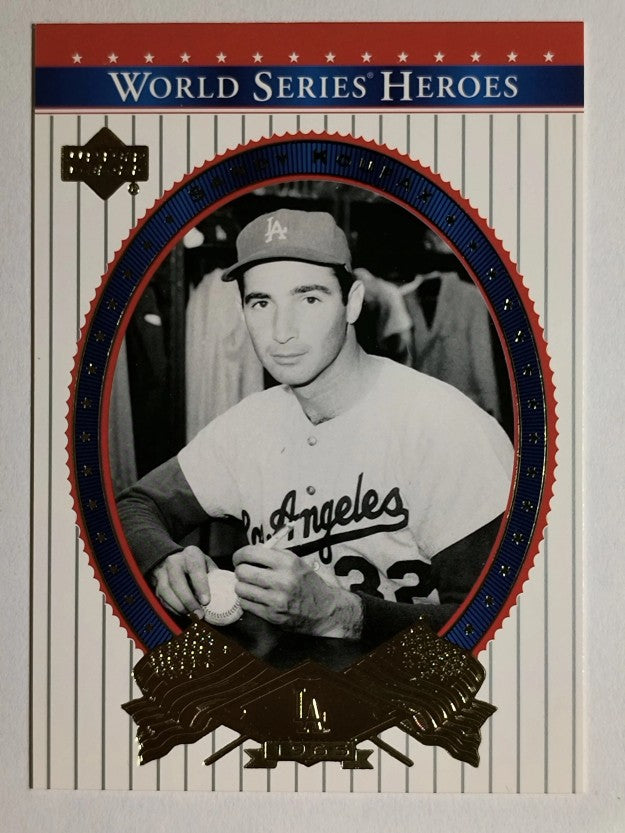 2002 Upper Deck World Series Heroes #30 Sandy Koufax