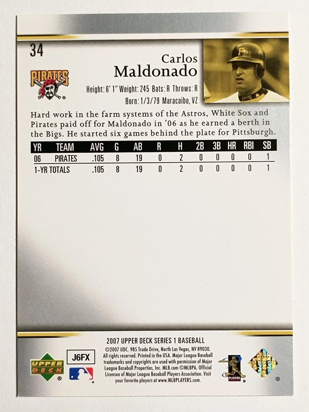 2007 Upper Deck #34 Carlos Maldonado