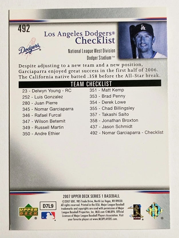 2007 Upper Deck #492 Nomar Garciaparra CL