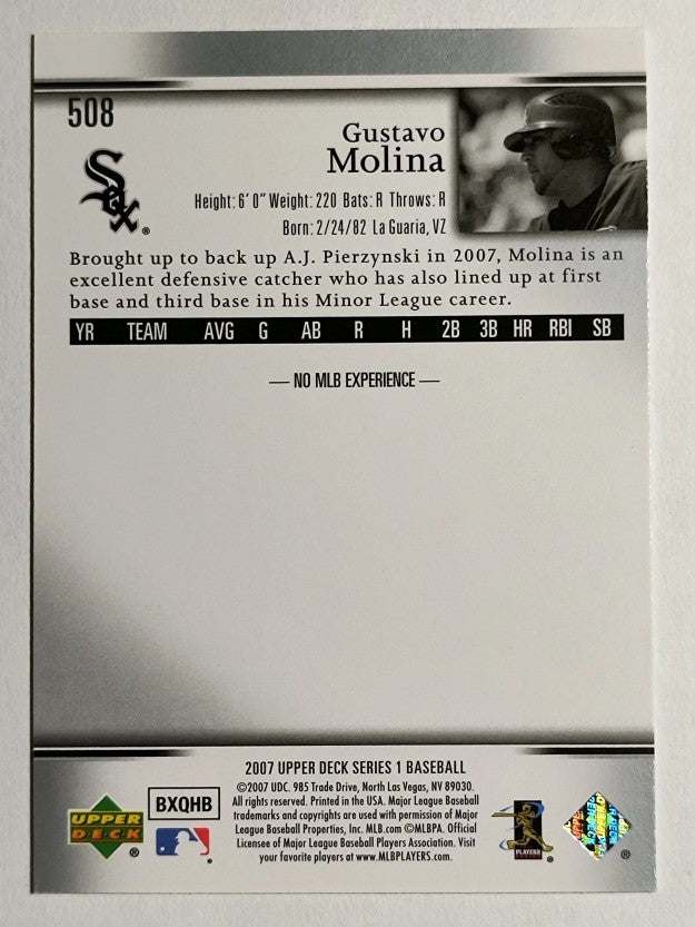2007 Upper Deck #508 Gustavo Molina RC