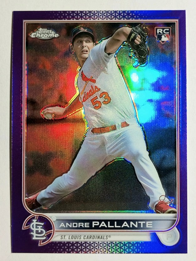 2022 Topps Chrome Update Purple Refractors #USC107 Andre Pallante